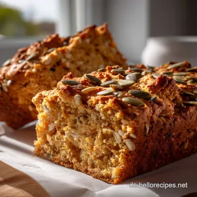 Low Carb Landbrot Kernig, saftig und perfekt f&uuml;r die z&uuml;nftige Brotzeit. Rezeptkarte