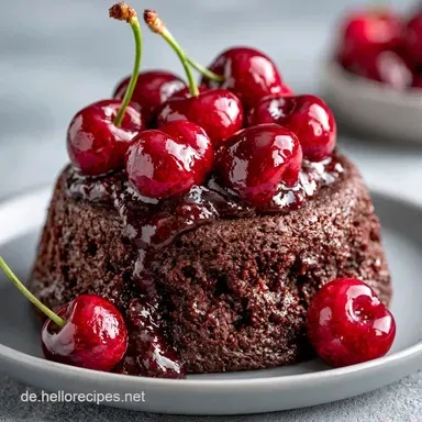 Schoko Kirschkuchen In 45 Minuten Rezeptkarte
