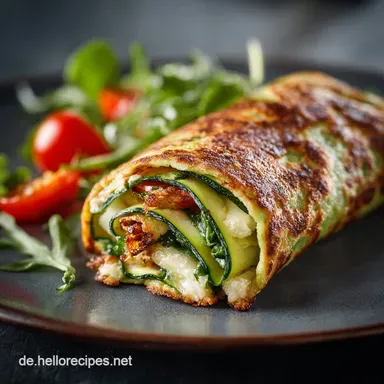 Low Carb Wrap aus Zucchini und Kohlrabi Dein flexibler Keto Fladen Rezeptkarte