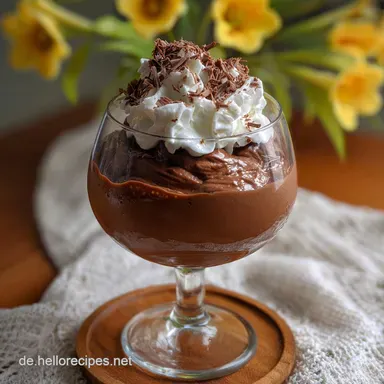 Luftige Schokomousse Im Glas Rezept Schokomousse I: Einfach Schnell Rezeptkarte