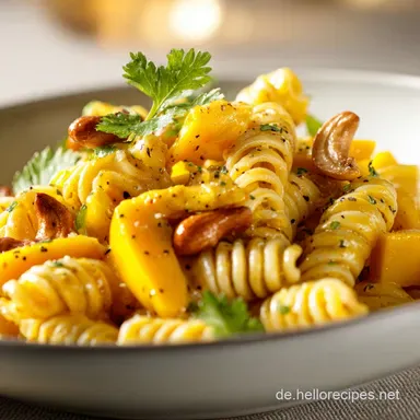Mango Erdnuss Pasta Das beste vegane 25MinutenAbendessen Rezeptkarte