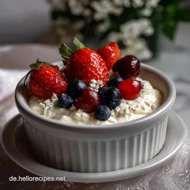 schnelles Mascarpone Quark Creme Dessert - No-Bake in 25 Minutes Rezeptkarte