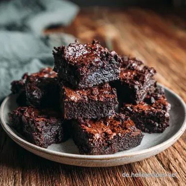Mehlfreie Keto-Brownies: Fudgy Rezept Rezeptkarte