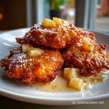 Milchreispuffer mit Apfel: F&uuml;r 4 Portionen Rezeptkarte