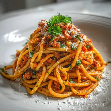 M&ouml;rder-Spaghetti: Crispy Baked in 25 Minutes Rezeptkarte