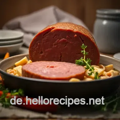 Köstlicher 500 g Leberkäse im Ofen backen: Ein bayerischer Genuss für Zuhause Rezeptkarte