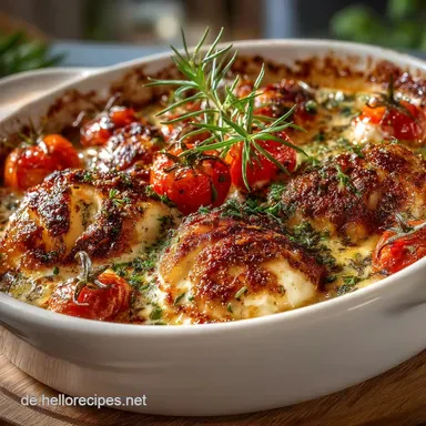 Herzhafter Ofenk&auml;se mit Gem&uuml;se Das Low Carb FeierabendRezept Rezeptkarte