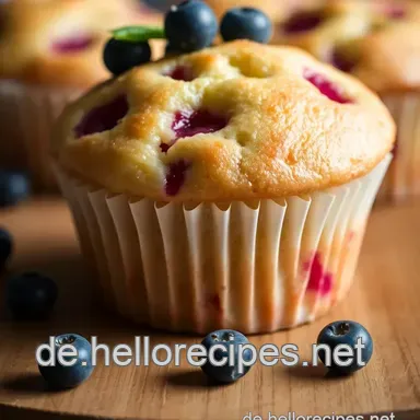 Saftige Blaubeer Muffins Rezept: Oma Gerdas Geheimtipp! Rezeptkarte