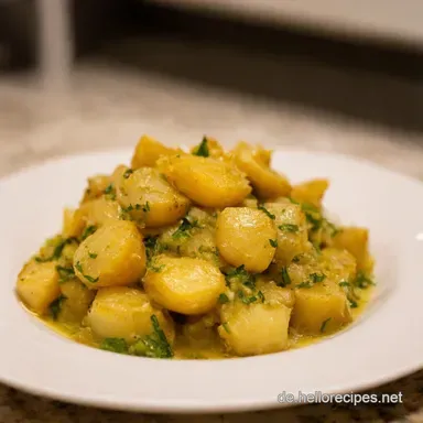 Festkochende Kartoffeln kochen Omas KartoffelsalatGeheimnis Rezeptkarte