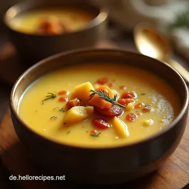 Die beste Rheinische Kartoffelsuppe Cremig einfach Rezept Rezeptkarte