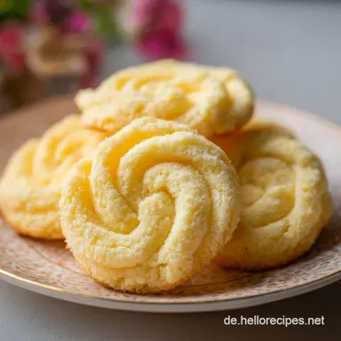 Omas Butterpl&auml;tzchen Rezept f&uuml;r 60 St&uuml;ck Rezeptkarte