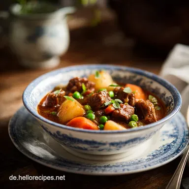 R&auml;ubertopf nach Omas Rezept f&uuml;r 4 Portionen Rezeptkarte