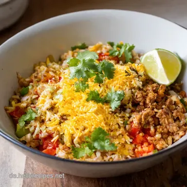 OnePan H&auml;hnchen Burrito Bowl 30 Fix ohne Abwasch Rezeptkarte