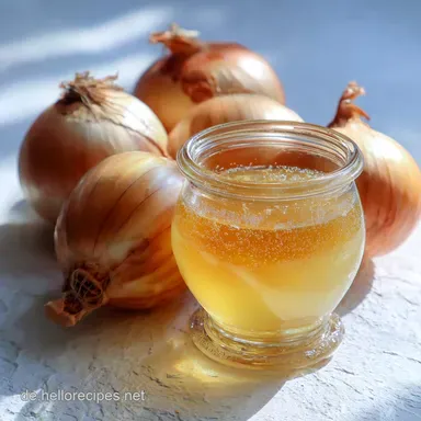 Onion Honey Syrup: Hausgemachter Hustensaft mit Honig Rezeptkarte