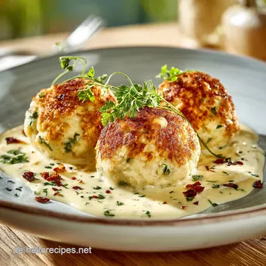 Kaspresskn&ouml;del: Original H&uuml;tten-Klassiker mit w&uuml;rzigem Bergk&auml;se Rezeptkarte