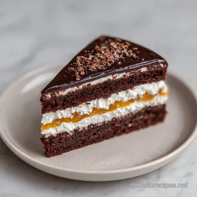 Sacher Torte f&uuml;r 14 St&uuml;cke Rezeptkarte