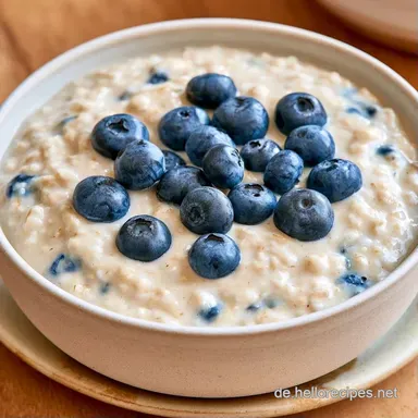 Overnight Oats Beeren mit Magerquark Rezeptkarte