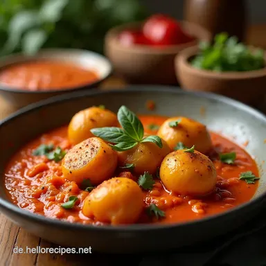 Paprika Putengeschnetzeltes mit Rahmsoße BlitzKlassiker in 40 Min Rezeptkarte