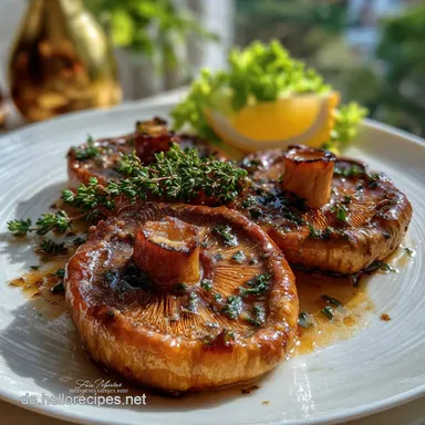 Parasol Pilz Rezept Goldbraun Gebacken Himmlisch: Knusprige Perfektion Rezeptkarte