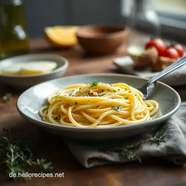 Pasta Aglio e Olio: Blitzrezept für Genießer | So einfach! Rezeptkarte