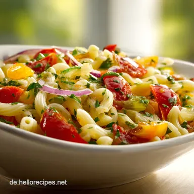 Pasta Fredda Cremosa in 20 Minuten f&uuml;r 4 Personen Rezeptkarte