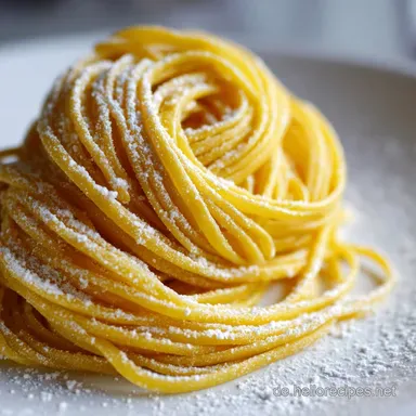 Pastateig Rezept Original Italienisch f&uuml;r 4 Rezeptkarte