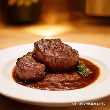 Rezept H&uuml;ftsteak Mein Geheimtipp f&uuml;r saftiges Steak Rezeptkarte