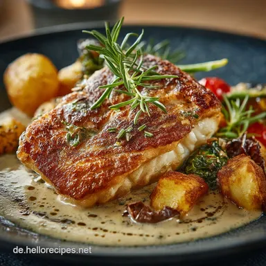 Gebratenes Zanderfilet Knusprig mit Nussbutter 25MinutenRezept Rezeptkarte