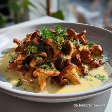 Cremige Pfifferlingrahmsoe Einfach Und Lecker: Seelenbalsam Rezeptkarte