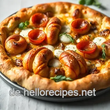 Pizzaschnecken Hefeteig: Mein Familienrezept f&uuml;r Genie&szlig;er! Rezeptkarte