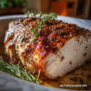 Putenbrust aus dem Backofen: Saftig, mit aromatischer So&szlig;e Rezeptkarte