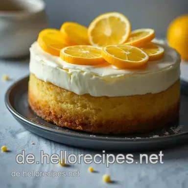 Quark-Zitronen Kuchen: Ein Einfaches und Leckeres Rezept für Dessertliebhaber Rezeptkarte