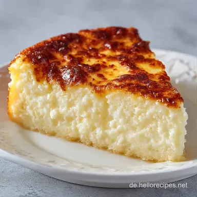 Quarkkuchen Ohne Boden mit 500g Quark Rezeptkarte