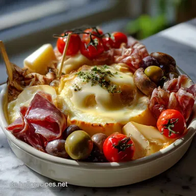 Raclette Zutaten: Herzhafte Ideen f&uuml;r Ihren Winterabend Rezeptkarte