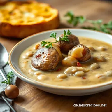 Rahmchampignons Soße: Mein gelingsicheres Lieblingsrezept! Rezeptkarte