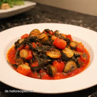 Ratatouille Proven&ccedil;ale Mein sonniges Familienrezept Rezeptkarte