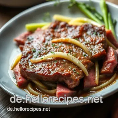 Rindfleisch mit Zwiebeln Rezept: So schmeckt's wie vom Imbiss! Rezeptkarte