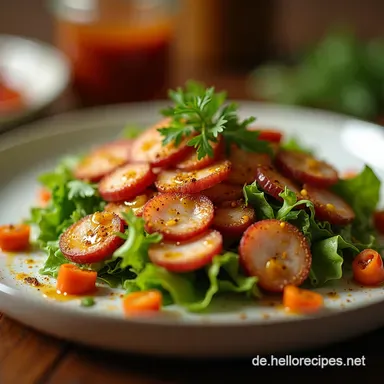 Rosenkohl Salat mit Speck Der beste Wintersalat mit ZimtChiliVinaigrette Rezeptkarte