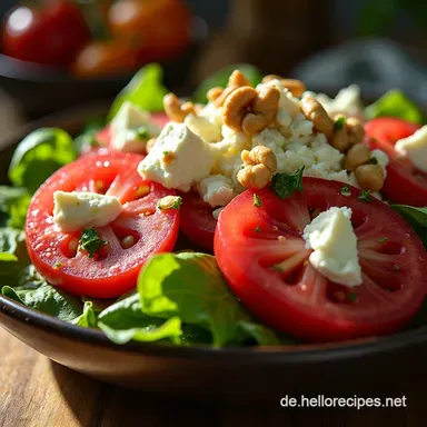 Rote Bete Salat mit Feta und Walnüssen Gesund schnell gemacht Rezeptkarte