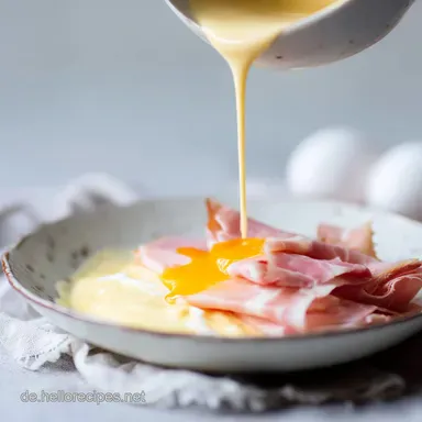 R&uuml;hrei mit Schinken: Cremig in 15 Min Einfaches Rezept Rezeptkarte