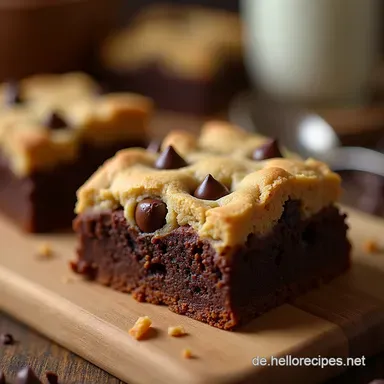 Das Beste aus Brownie Cookie Fudgy Brookies Rezept Rezeptkarte