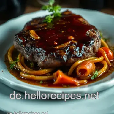Nackensteak Marinade für den Grill: Mein saftiges Schwarzbier Geheimnis! Rezeptkarte