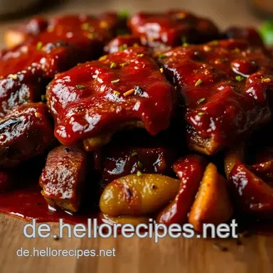 Saftige Spareribs mit köstlicher Honig-BBQ-Glasur – Ein Grilltraum Rezeptkarte