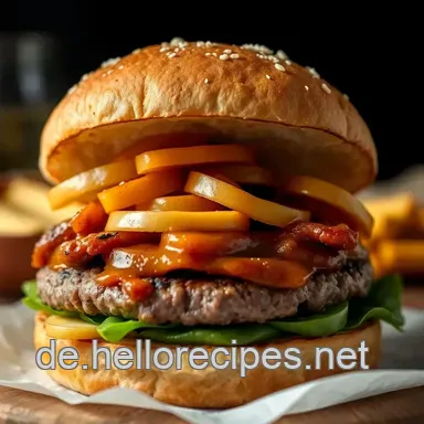 Saftiger Burger: Das perfekte Rezept für Grillabende mit Freunden Rezeptkarte