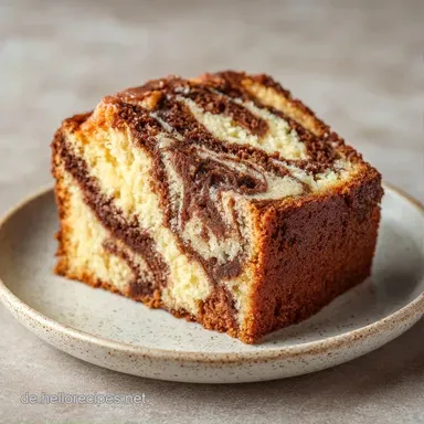 Marmorkuchen: Saftig und Fluffig Rezeptkarte