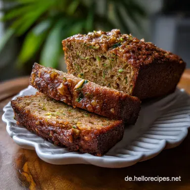 Zucchinikuchen in Kastenform Saftig nussig super: Der Feuchtigkeits-Trick Rezeptkarte