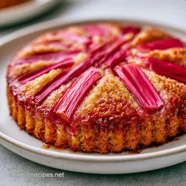 Rhabarberkuchen mit Butterstreuseln Rezeptkarte