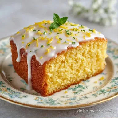 Veganer Zitronenkuchen: Luftig Rezeptkarte