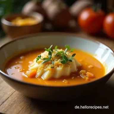 Samtige M&ouml;hrenKartoffelSuppe Cremig wie bei Oma Rezeptkarte