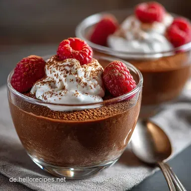 Schoko Dessert ohne Zucker Samtige Pots de Crème Einfaches Keto Rezept Rezeptkarte